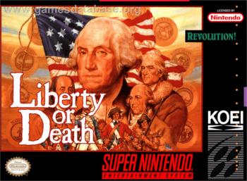 Cover Liberty or Death for Super Nintendo